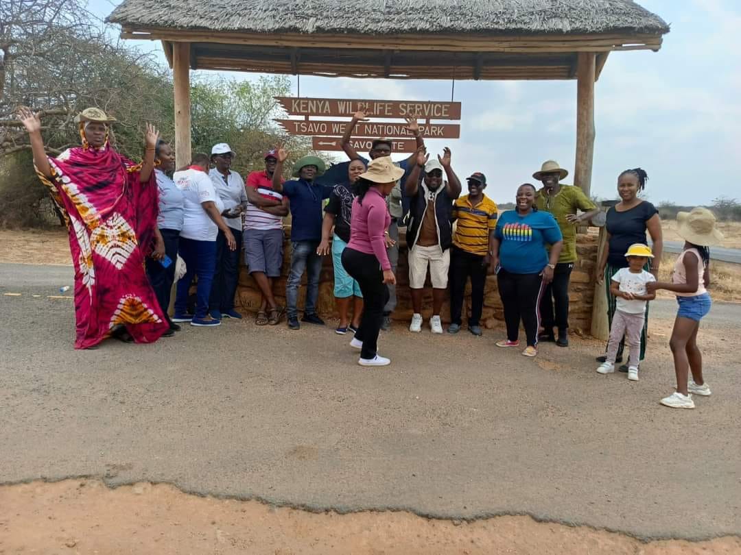 Tsavo safari group